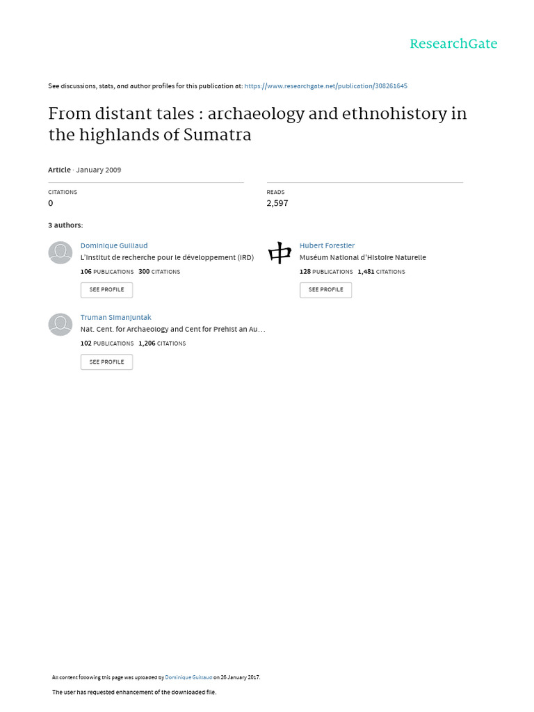 From Distant Tales Archaeology and Ethnohistory in | PDF