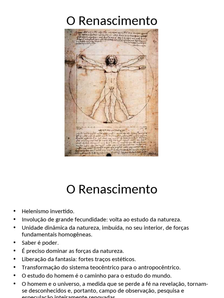O Renascimento | PDF