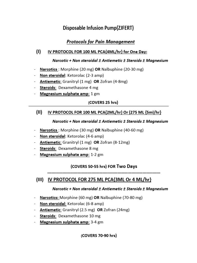 Pca Protocol-1 | PDF