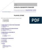 Analyse de Bilan Et Diagnostic Financier