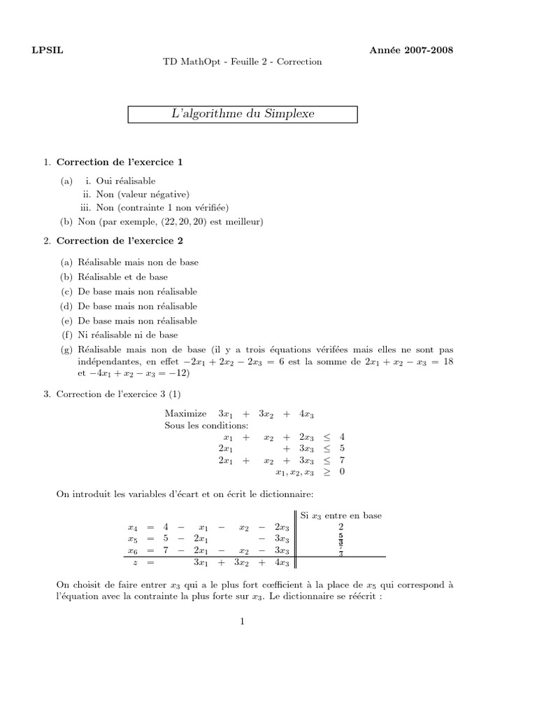 TD2 Corr | PDF