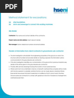 Download Example Method Statement for Excavation Work by Mustafa Stcolu SN77669545 doc pdf