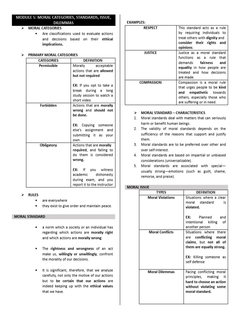 Ethics Module 5 6 Pdf