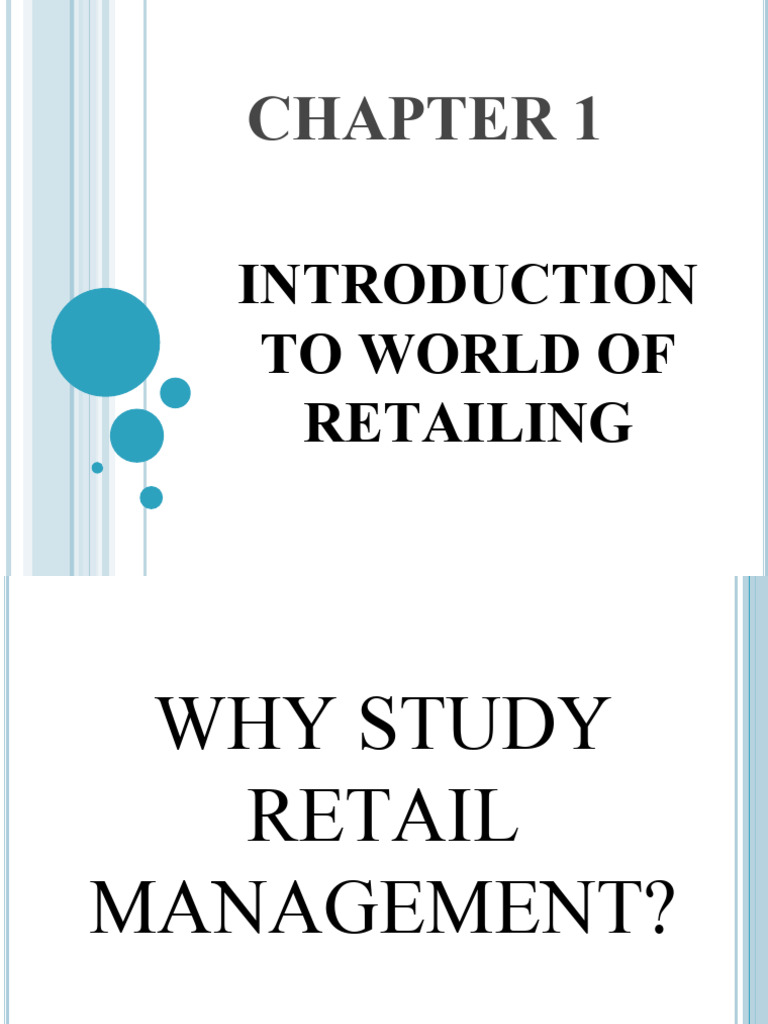 Introduction to Retail Management | PDF | Retail | Business