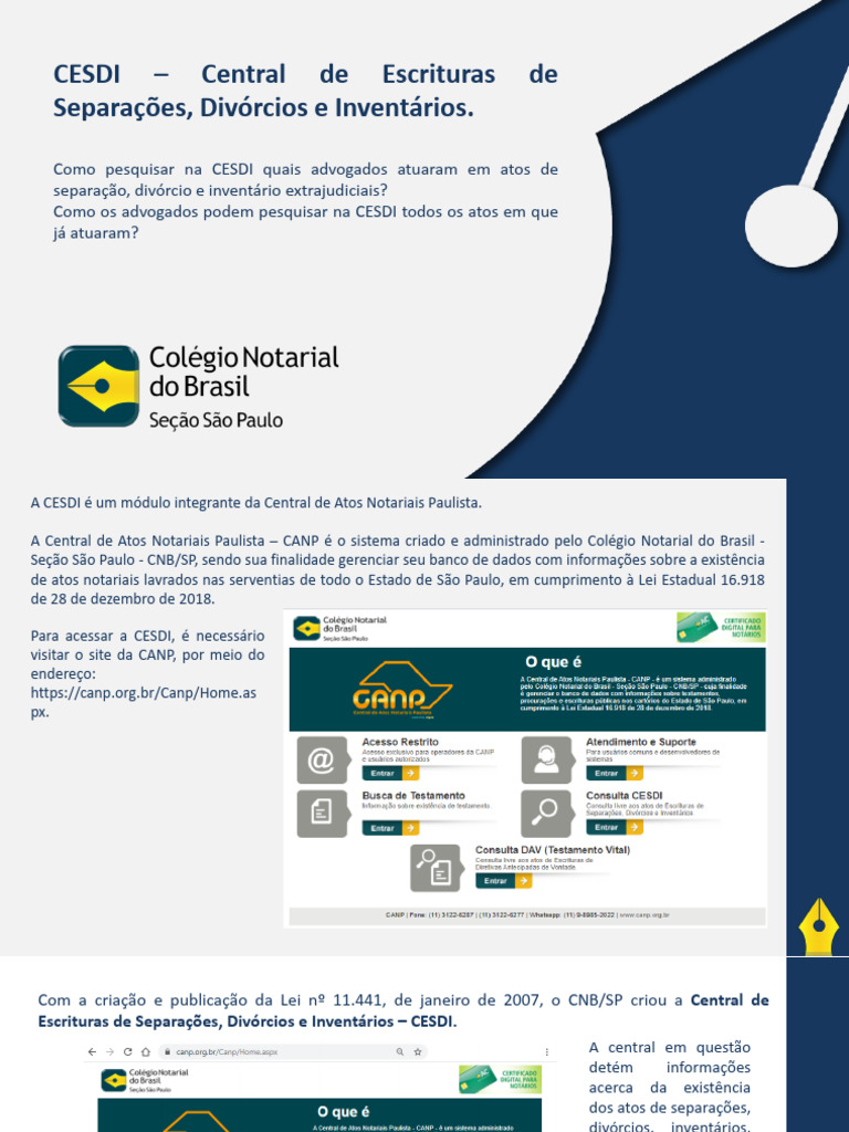 CESDI-Colegio - Notarial - Do - Brasil-Manual para Consulta Por Meio Da ...