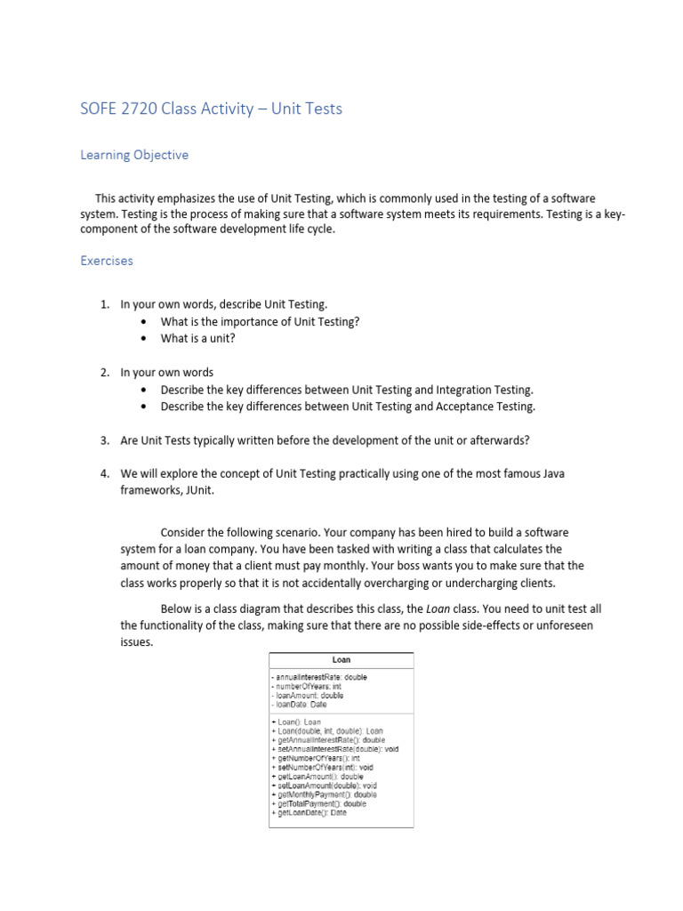 7th Tutorial Activity 1 Pdf Unit Testing Computer Engineering