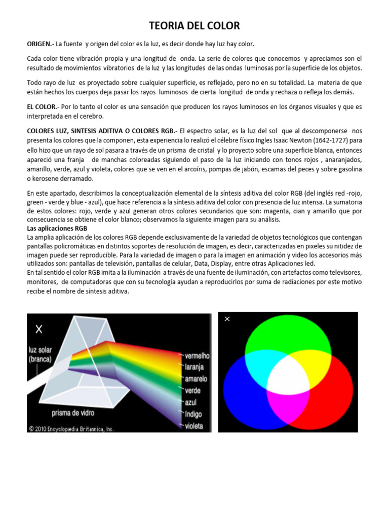 Teoria Del Color | PDF