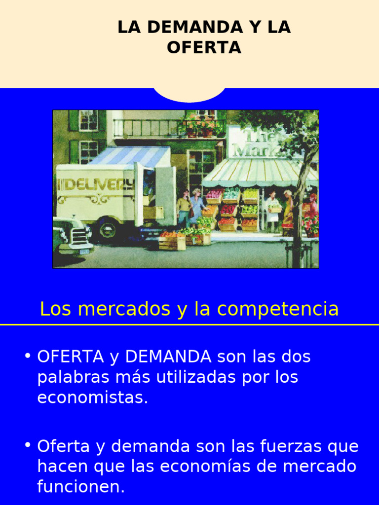 Ley de La Oferta y Demanda | PDF