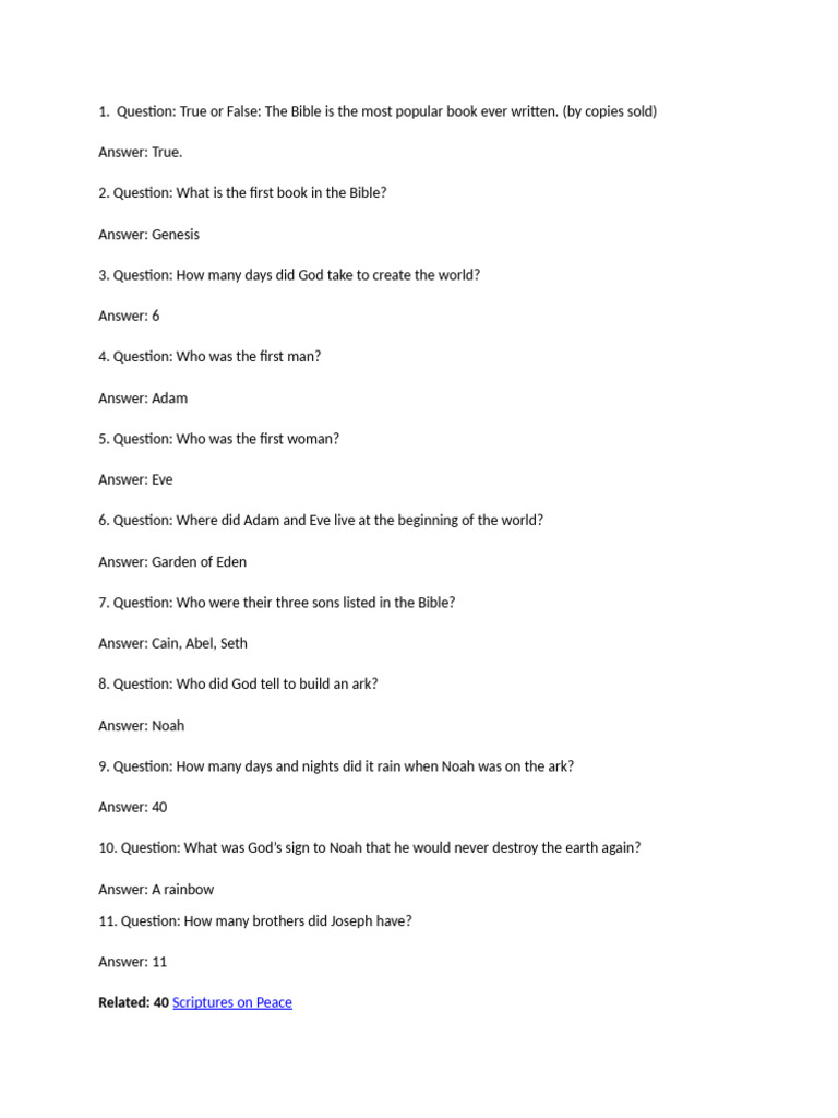 100 question about bible pdf