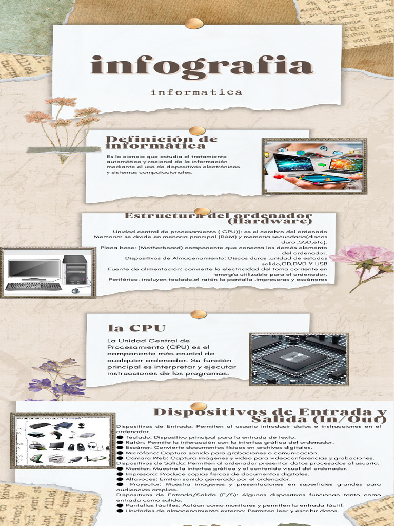 Infografia | PDF | Periférico | Hardware de la computadora
