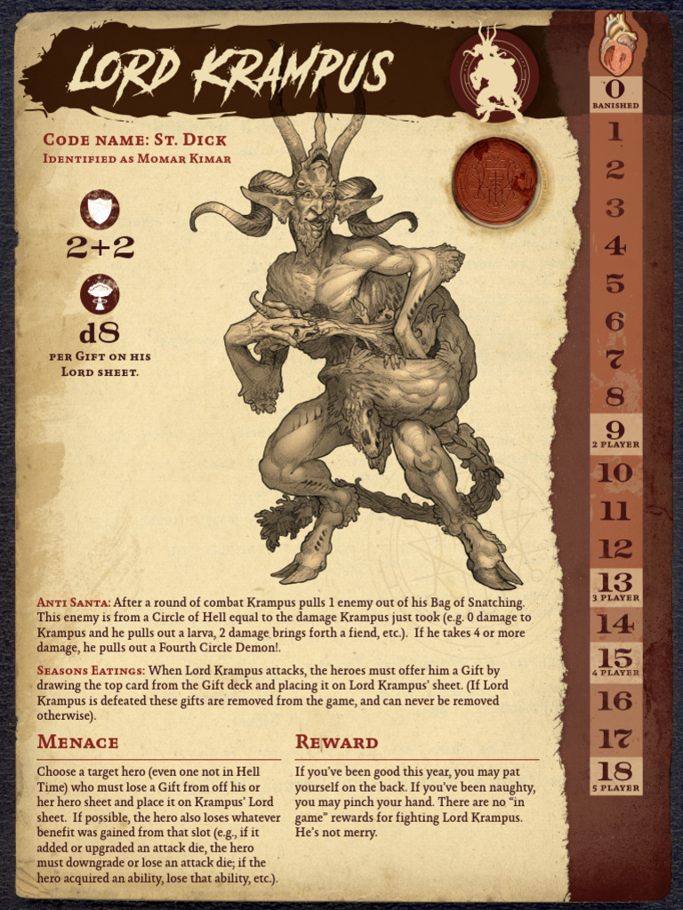 Lord Krampus Sheet | PDF