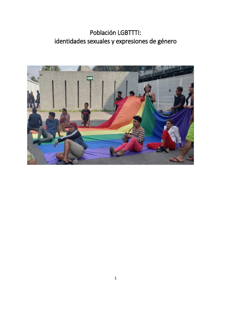 Monografia Poblacion Lgbtti Identidades y Expresiones Final Mayo 2022 | PDF