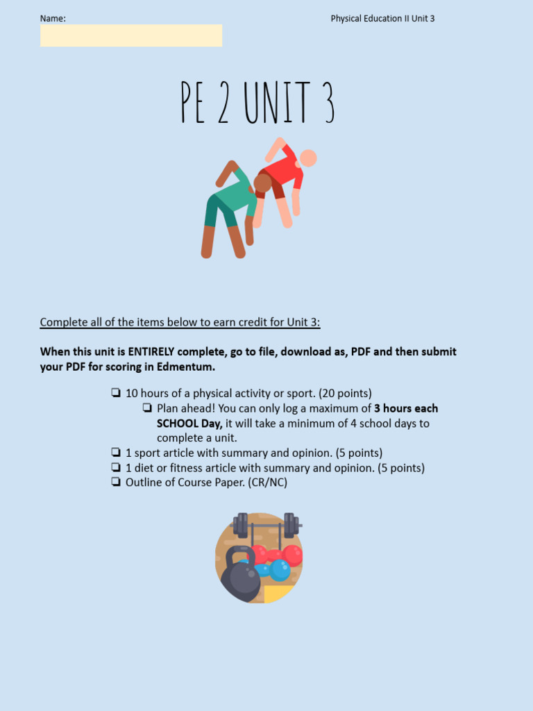 PE 2 Unit 3 PDF | PDF