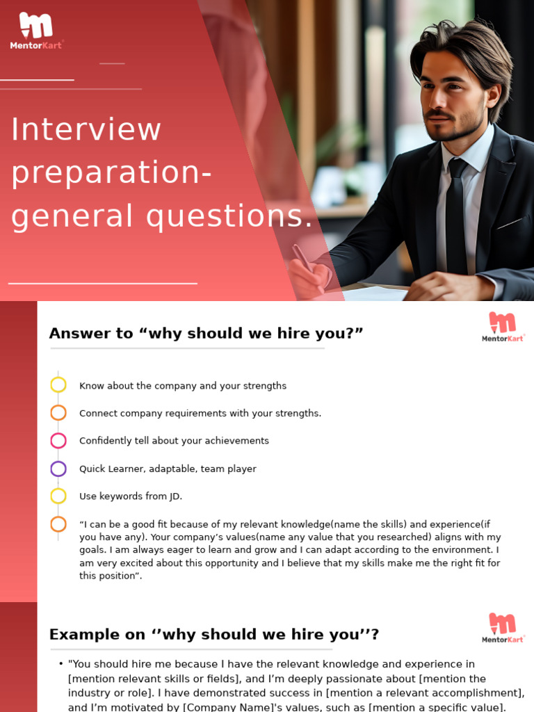 Resources-Staging - 5630 - General Interview Questions-Day 5 | PDF