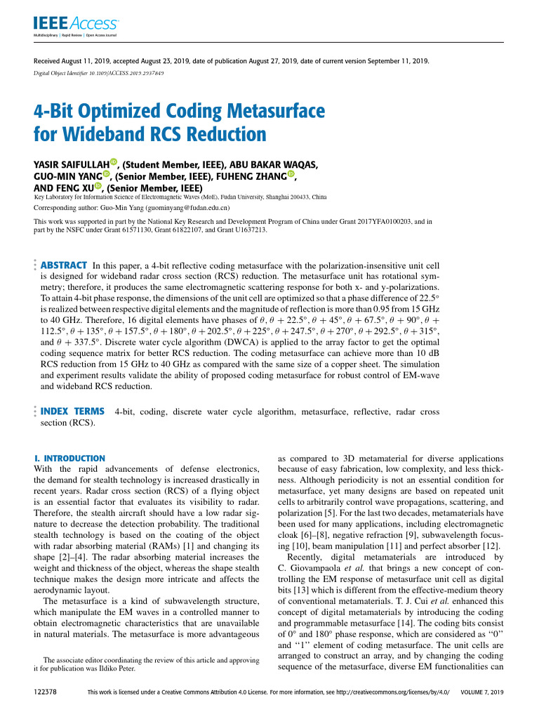 2019 - 4-Bit Optimized Coding | PDF | Electromagnetic Radiation ...