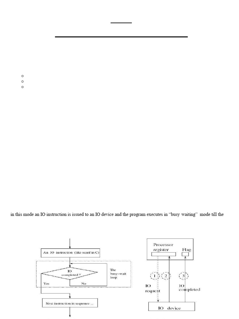 I/O Management and Disk Scheduling Overview | PDF | Computer Data ...