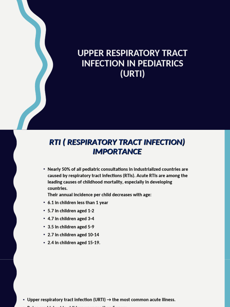 01 Upper Respiratory Tract Infections | PDF