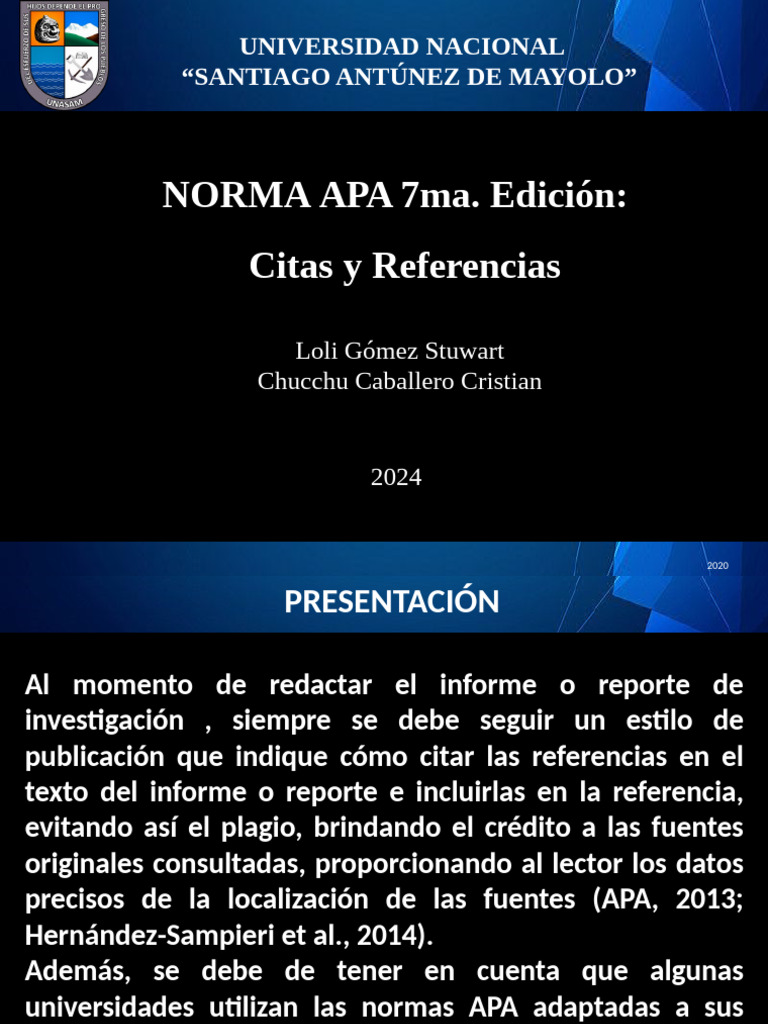 Normas Apa 7ma Final | PDF