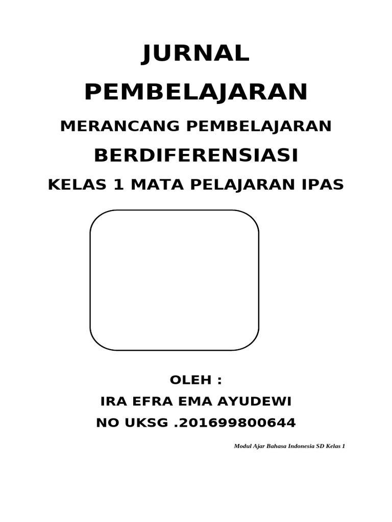 Jurnal Pembelajaran 1 - Catur Puji Astuti | PDF