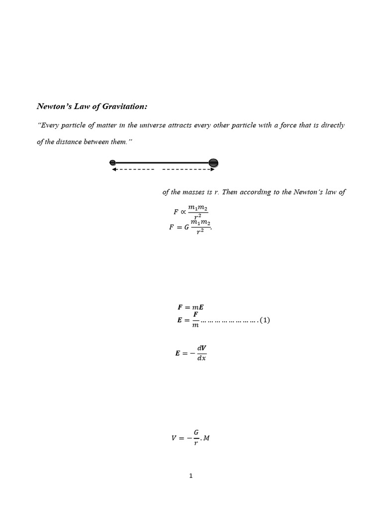 Gravity and Gravitation 240927 010454 | PDF