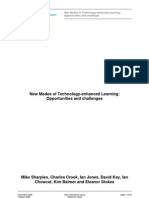 Harnessing Technology New Modes of Technology-Enhanced Learning - Opportunities and Challenges