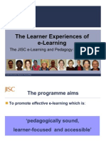 JISC-Learner Experience Program