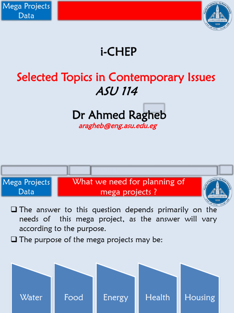 Lecture 2 Mega Projects Data | PDF