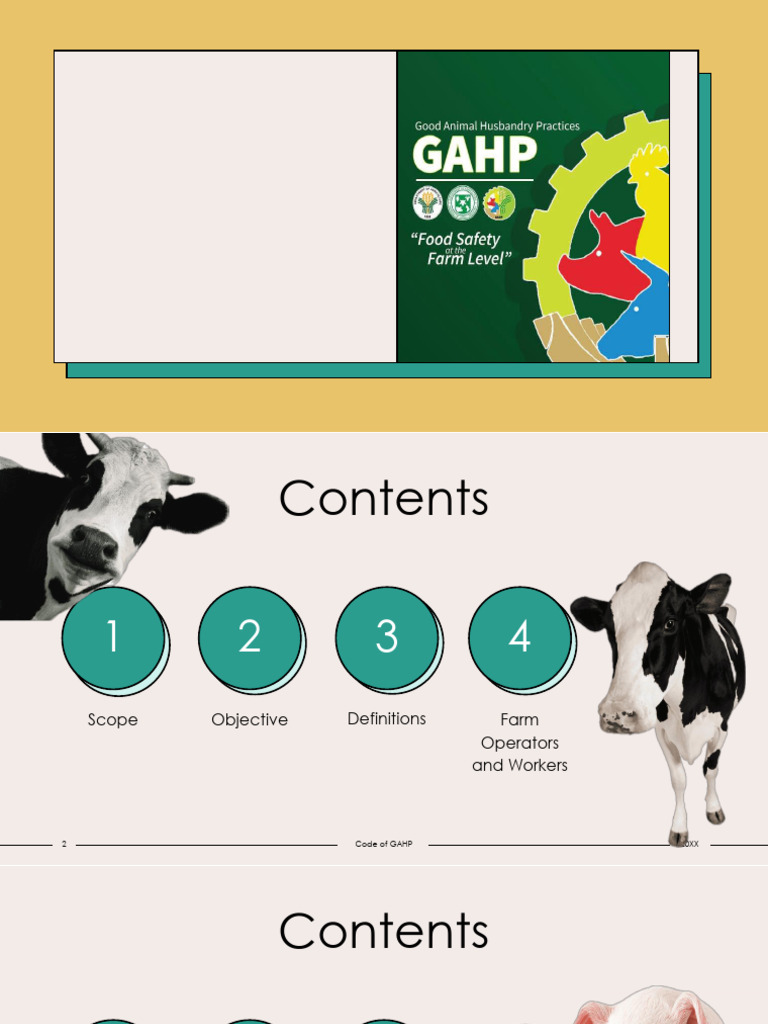 View of Animal Husbandry Guidelines | PDF | Veterinary Medicine | Technology ...