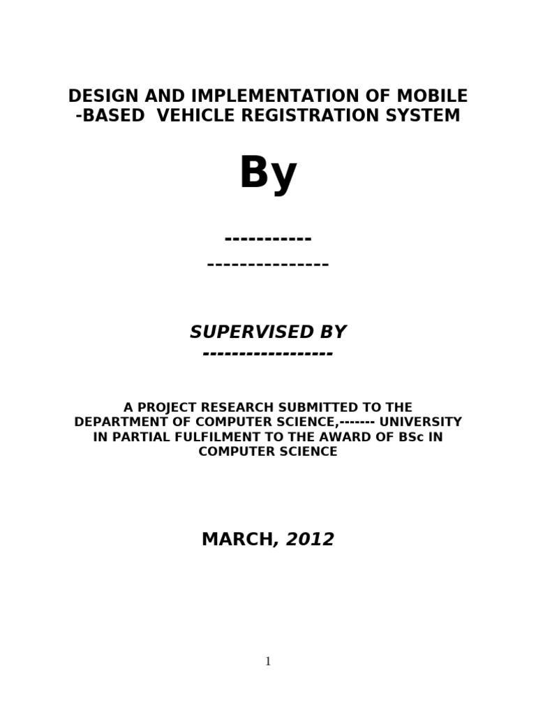 Design and Implementation of Mobile | PDF