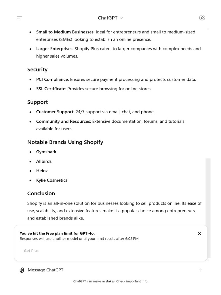 Shopify Overview and Features | PDF