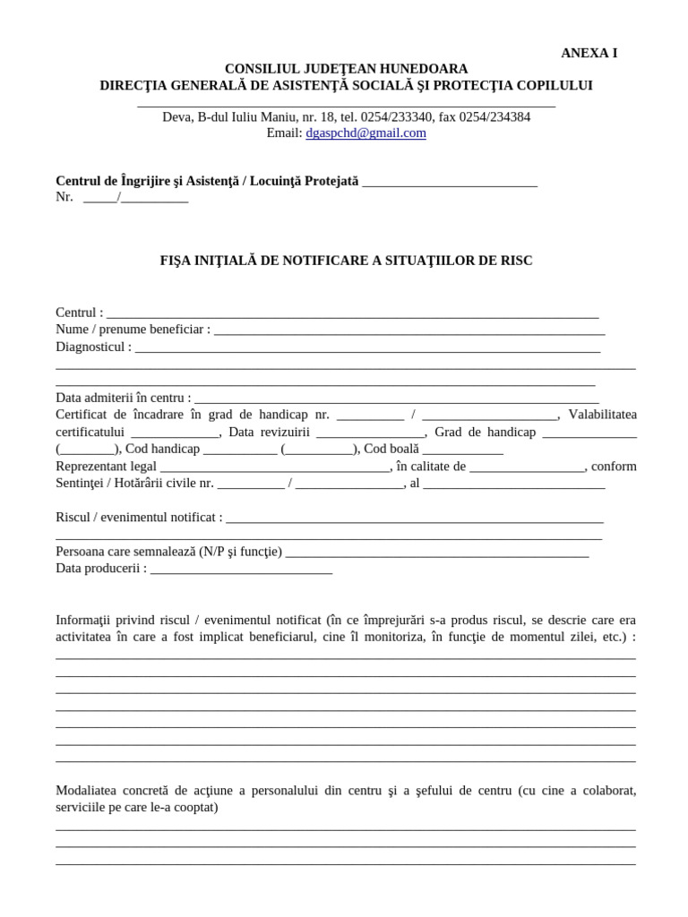 ANEXE La Management de Risc | PDF