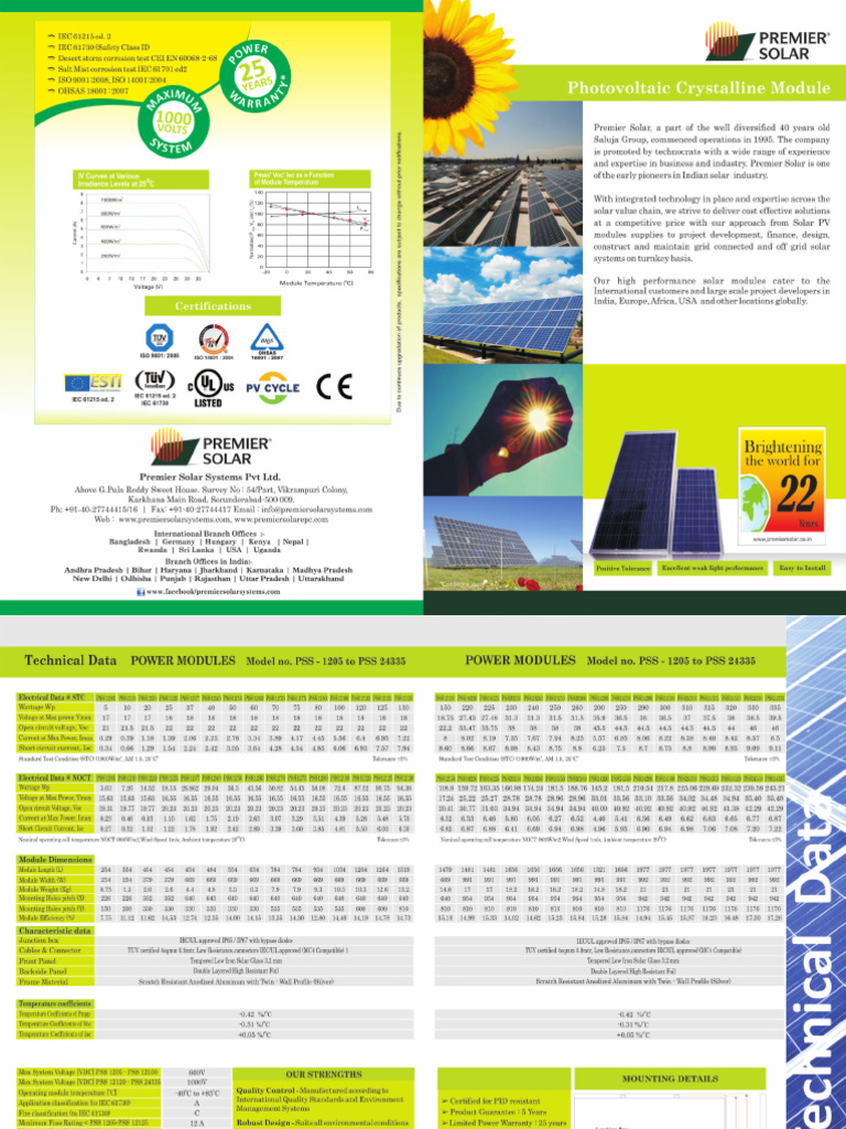 Premier Data Sheet V2 Pdf