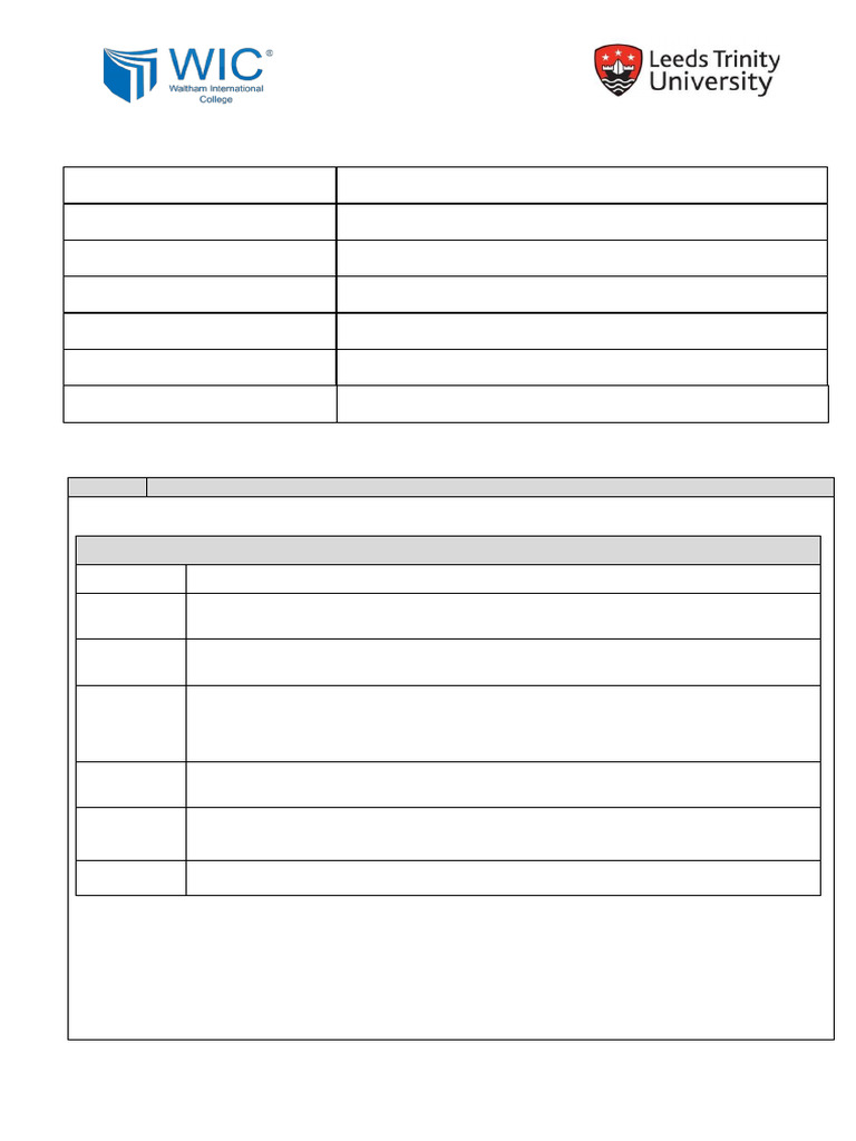 BMM3103 - Assignment Brief (Cohort 6 Students Only) | PDF