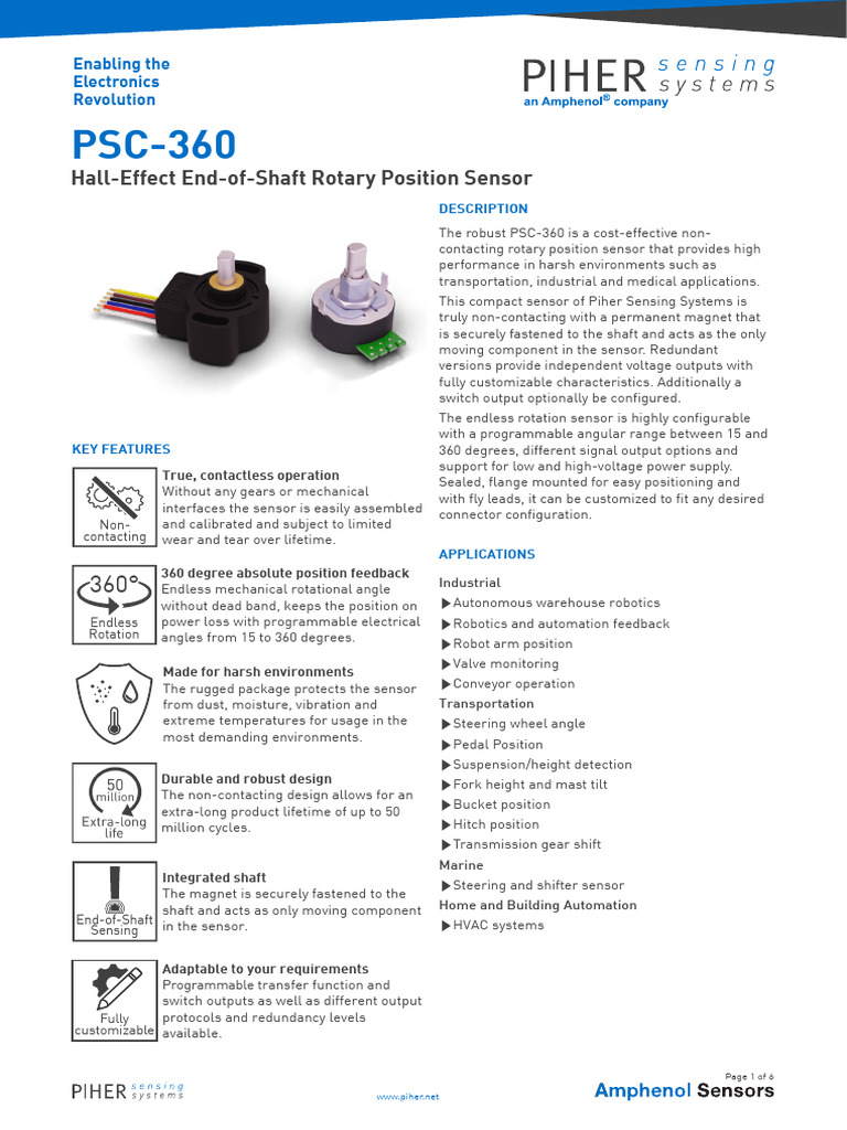 Hall-Effect End-of-Shaft Rotary Position Sensor: Enabling The ...
