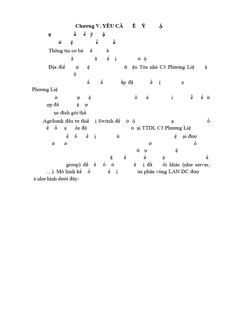 Chuong V Yeu Cau Ve Ky Thuat | PDF