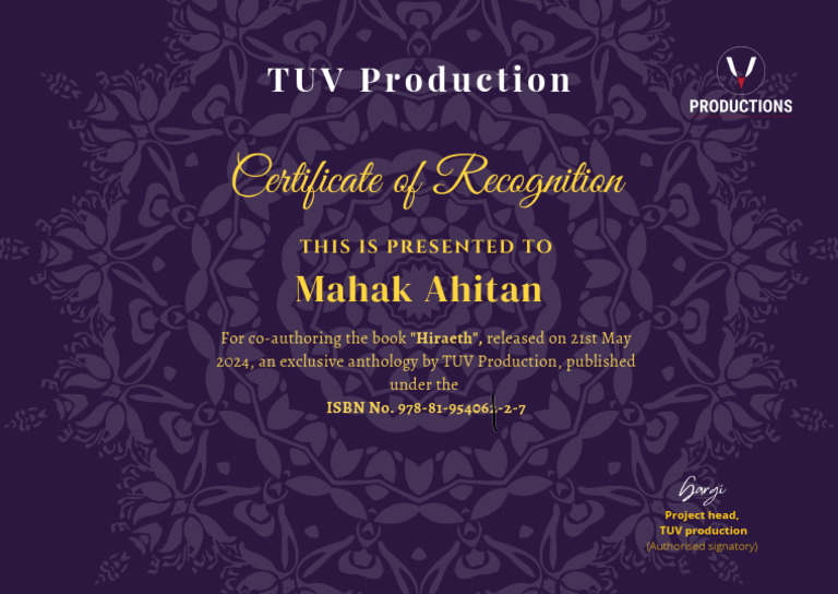 Mahak Ahitan | PDF