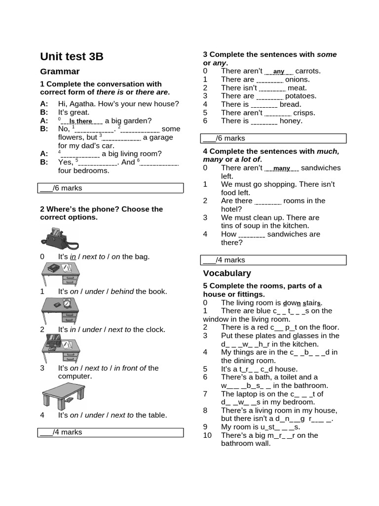 LB 5th Unit Test 03B | PDF