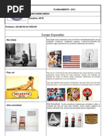 Planejamento aulas de Artes ensino médio (anual) 2/2