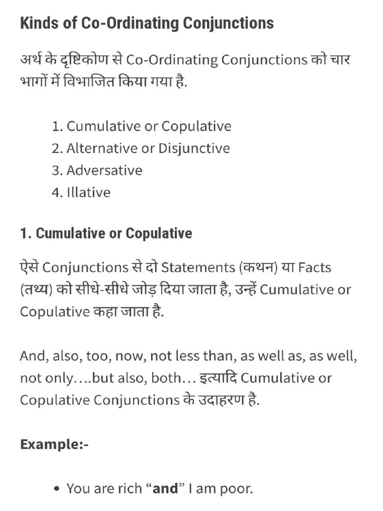 CONJUNCTION | PDF