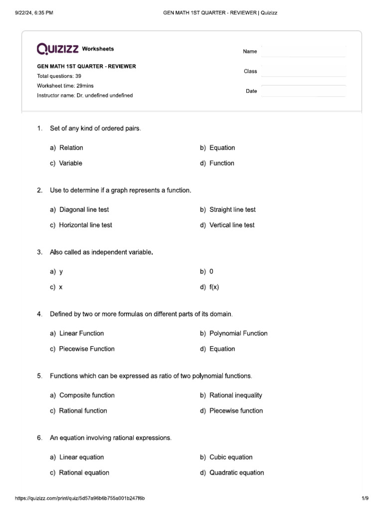 Genmathreviewer | PDF