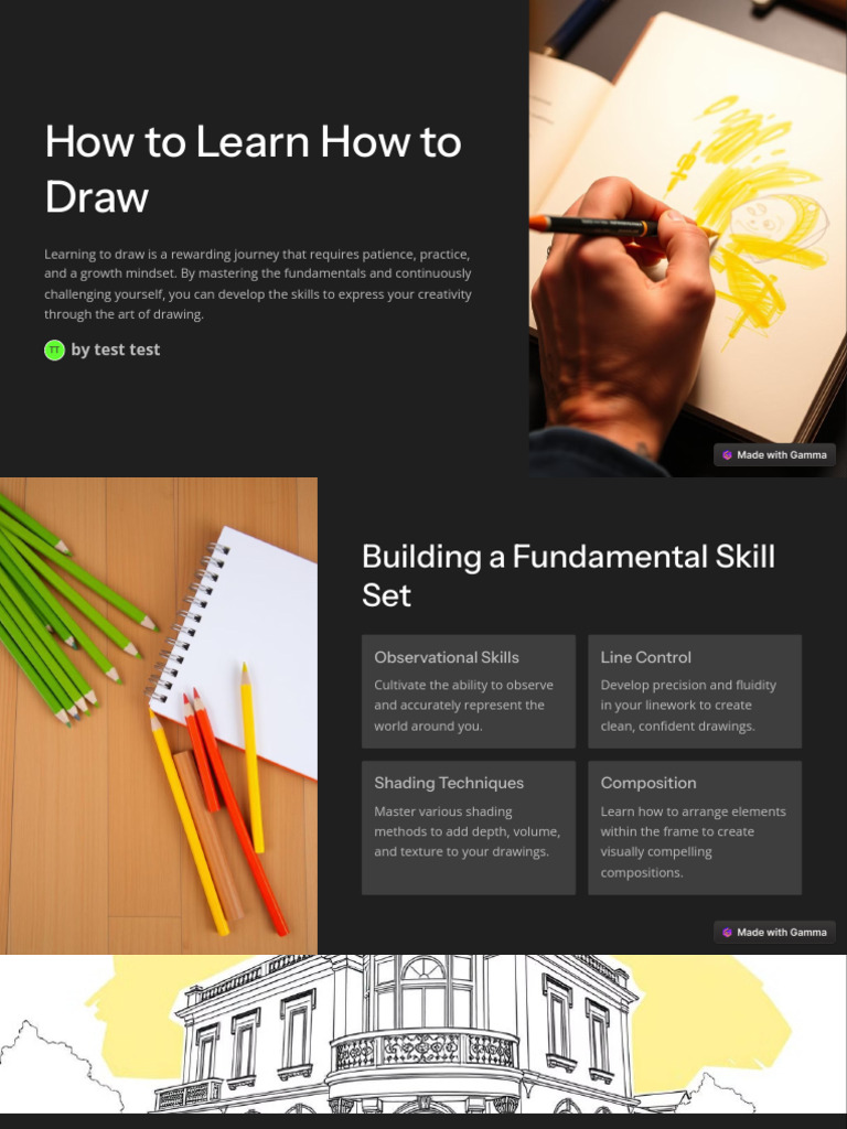 How To Learn How To Draw | PDF