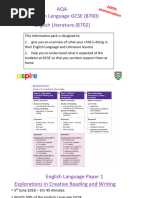 Reader/Scribe Guidelines for GCSE English | PDF | English Language ...