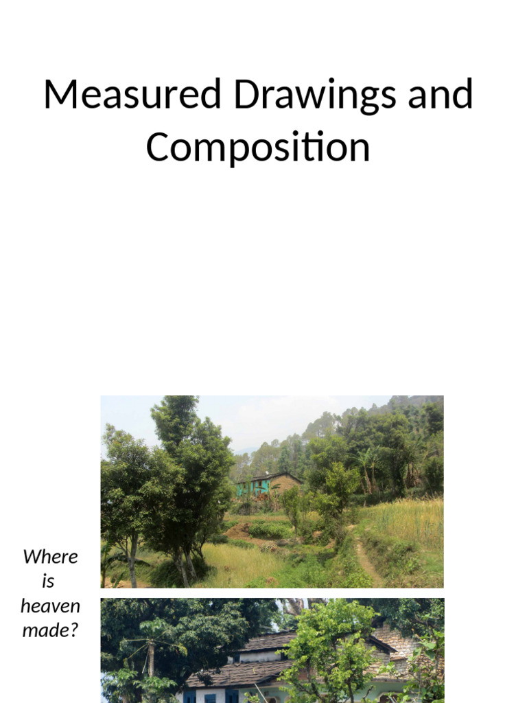 Measured Drawings for Vernacular Architecture | PDF | Drawing ...