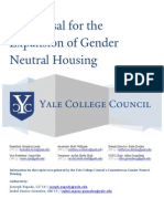 A Proposal for the Expansion of Gender Neutral Housing