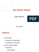 Velocity Motion Model