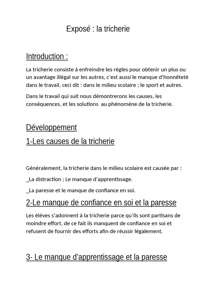 Exposé | PDF