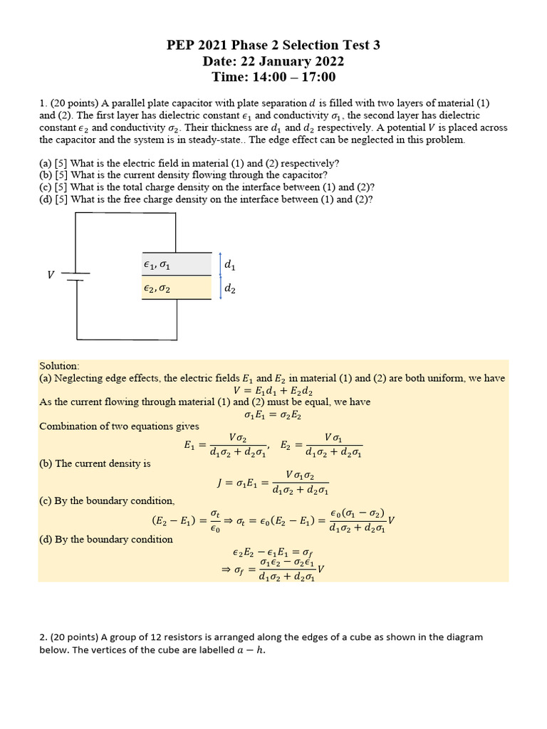 PEP+2021+Phase+2+Selection+Test+3+solution | PDF