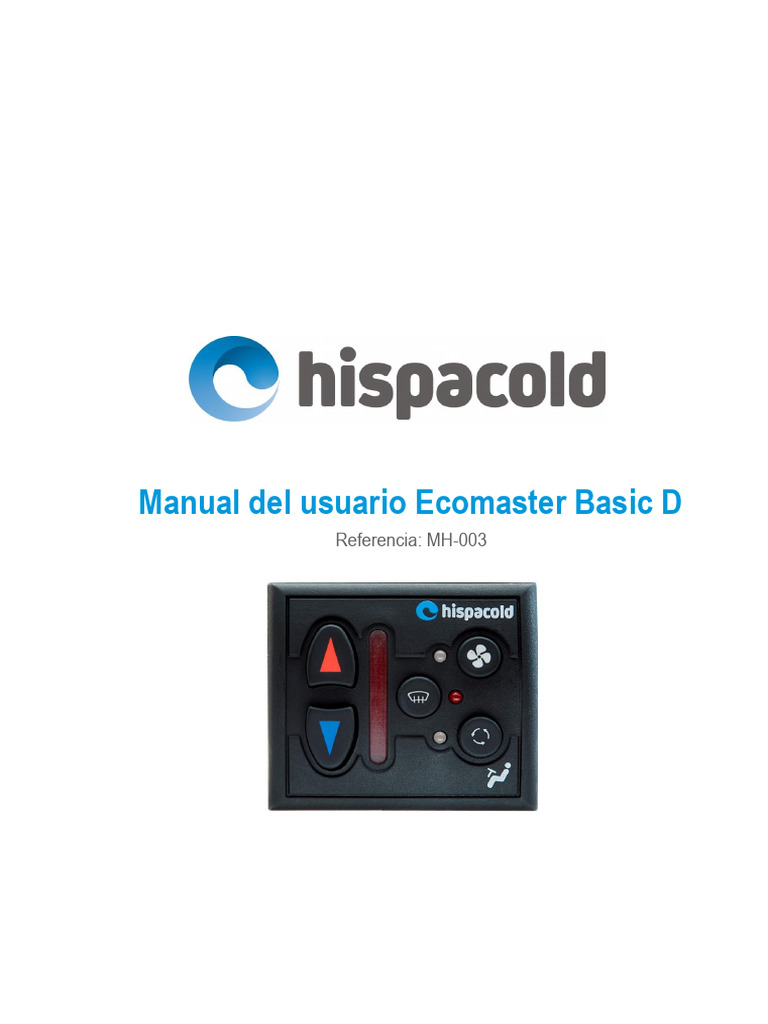 MH-003 Manual de Usuario Ecomaster Basic D | PDF