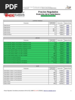 indepabis precios regulados cesta-basica
