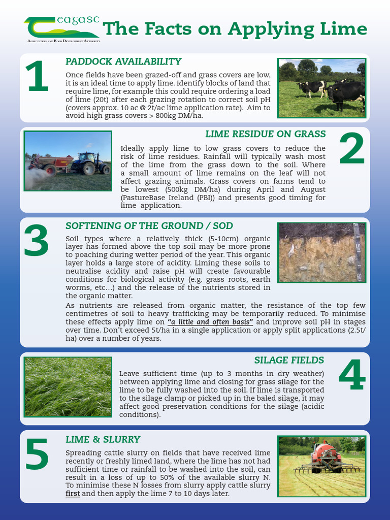 Optimal Lime Application for Soil Health | PDF | Soil | Natural Materials